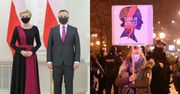 Agata Duda wspiera STRAJK KOBIET?! Internautów zaalarmowała KREACJA pierwszej damy (ZDJĘCIA)