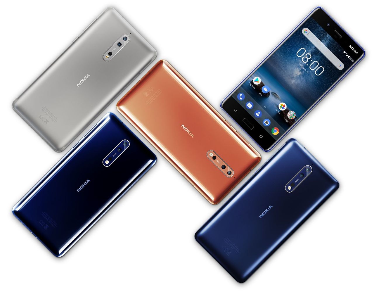 Nokia 8 - wersje kolorystyczne