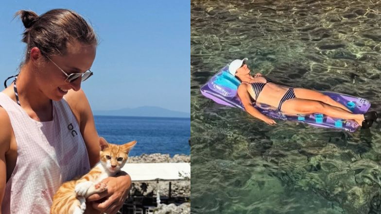 Odziana w bikini Iga Świątek pozdrawia z rajskich wakacji