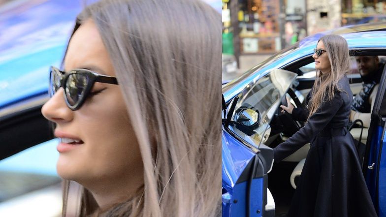 Odpicowana Natalia Janoszek wiezie torebkę za 30 tysięcy swoim Lamborghini za ponad MILION ZŁOTYCH