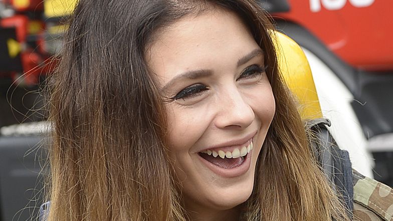 Klaudia Halejcio pokazała córkę w mini mercedesie