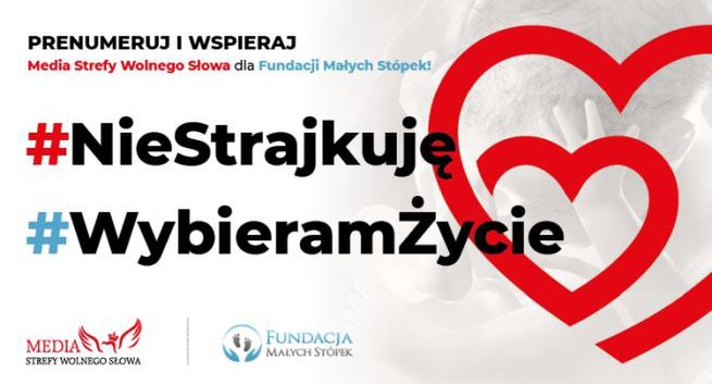 „Gazeta Polska” z naklejką #NieStrajkuję. Przychód z e-subskrypcji dla Fundacji Małych Stópek