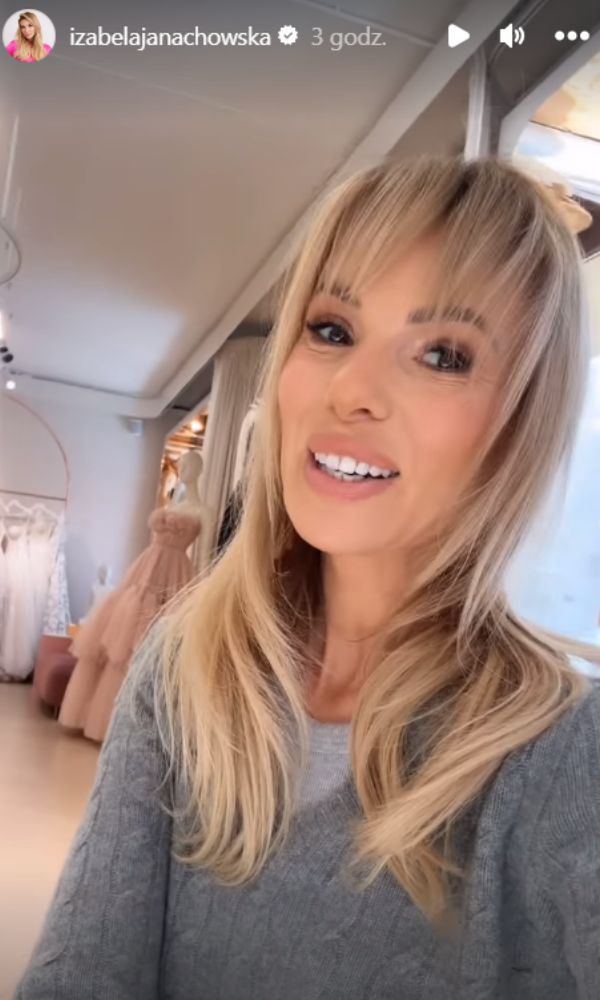 Izabela w nowej fryzurze 