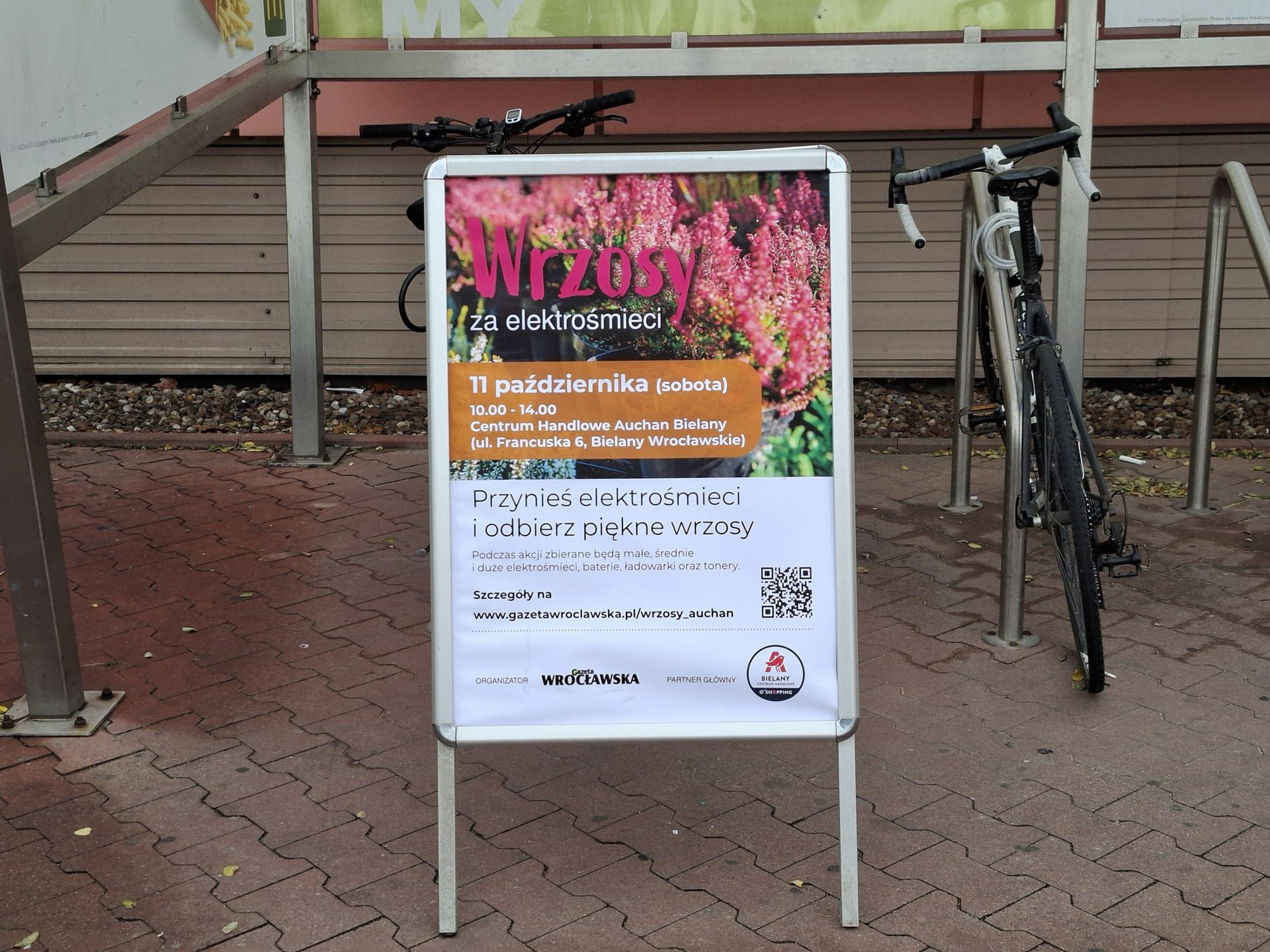 Wrzosy za elektrośmieci. CH Auchan Bielany i Gazeta Wrocławska działają na rzecz ekologii