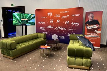 Banery Grupy MWE Networks podczas zeszłorocznej konferencji PIKE