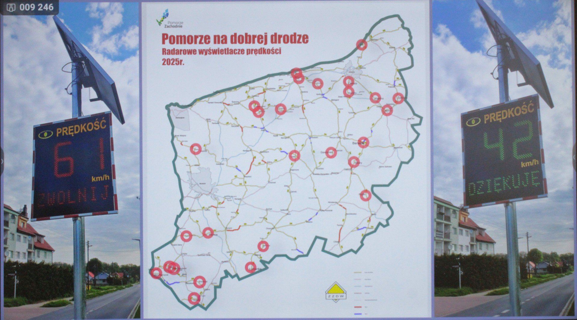 Podpisanie umów na wyświetlacze prędkości