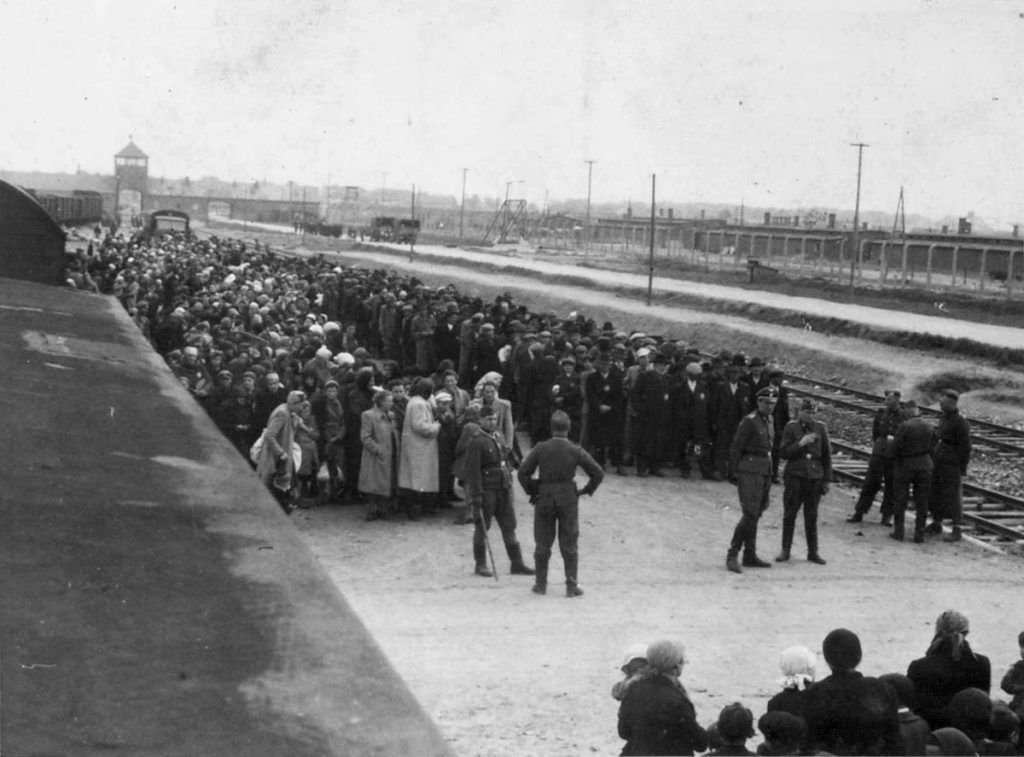 Selekcja na rampie w Auschwitz-Birkenau
