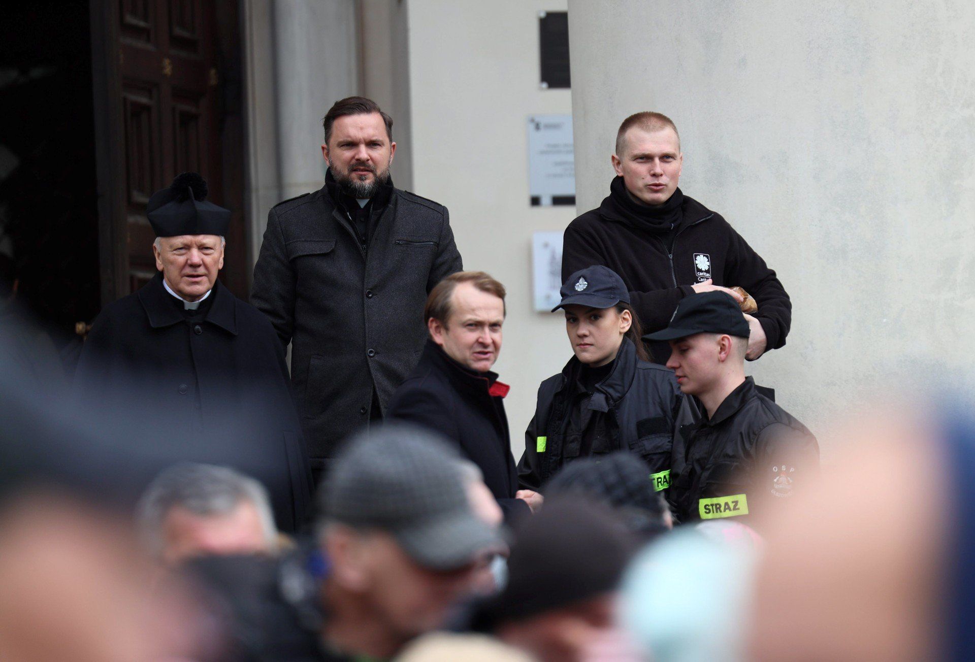 Światowy Dzień Ubogich z gorącym posiłkiem od Caritasu dla potrzebujących w Lublinie.