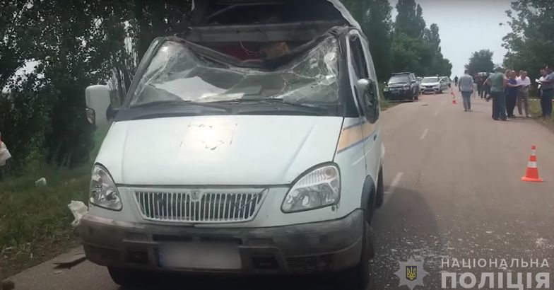 Ukraina. Napad na furgon pocztowy. Przestępcy uciekli z pieniędzmi