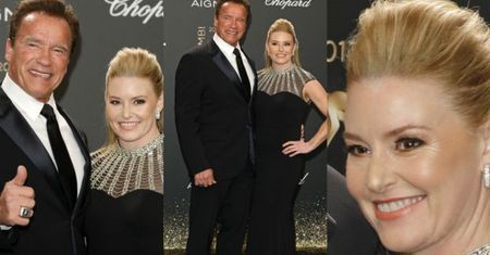 70-letni Arnold Schwarzenegger i jego 27 LAT MŁODSZA dziewczyna pozują na ściance (ZDJĘCIA)