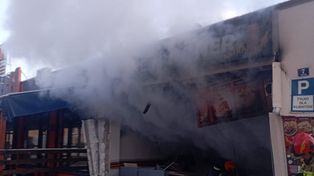 Drawsko Pomorskie: Pożar w lokalu gastronomicznym. Wybuchł gaz z butli. Jedna osoba jest poszkodowana