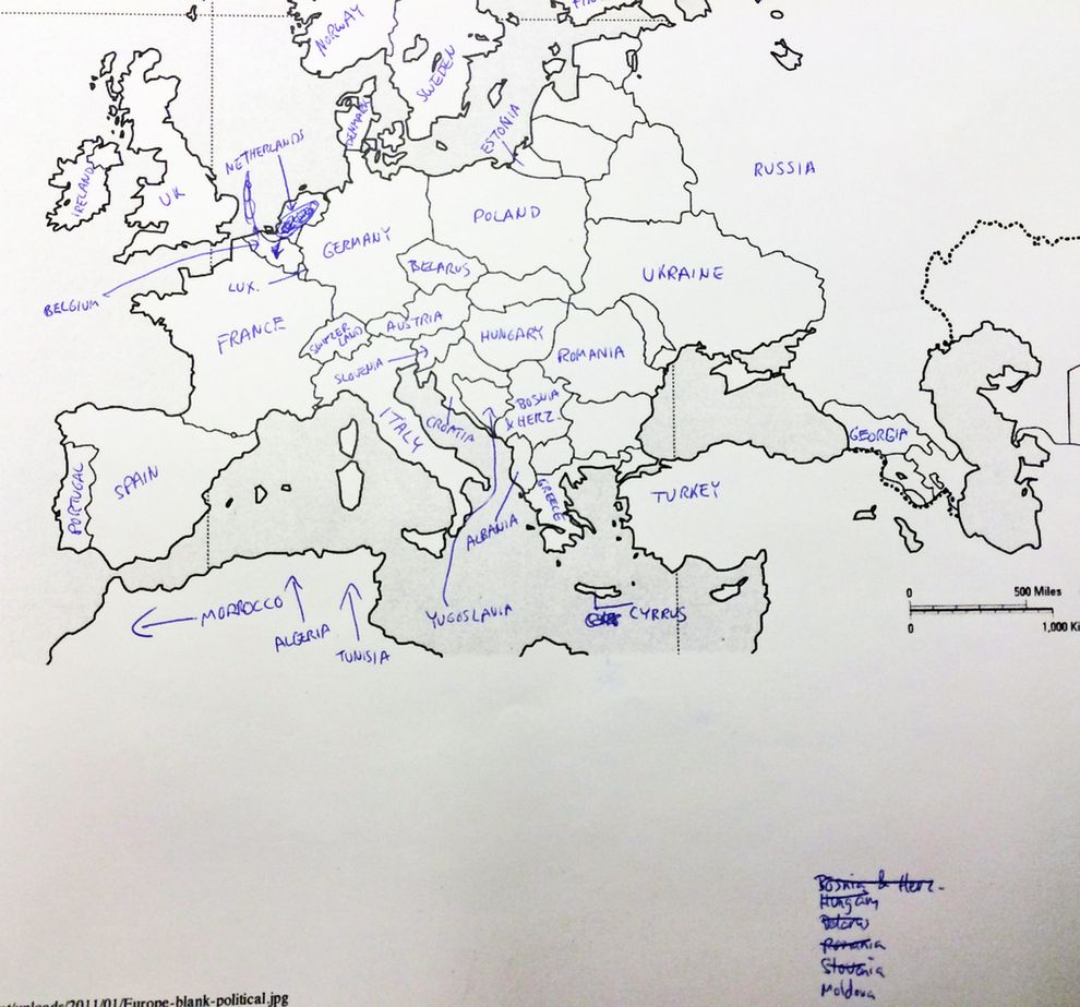 Gdzie leży Polska? Amerykanie wskazują kraje w Europie 5