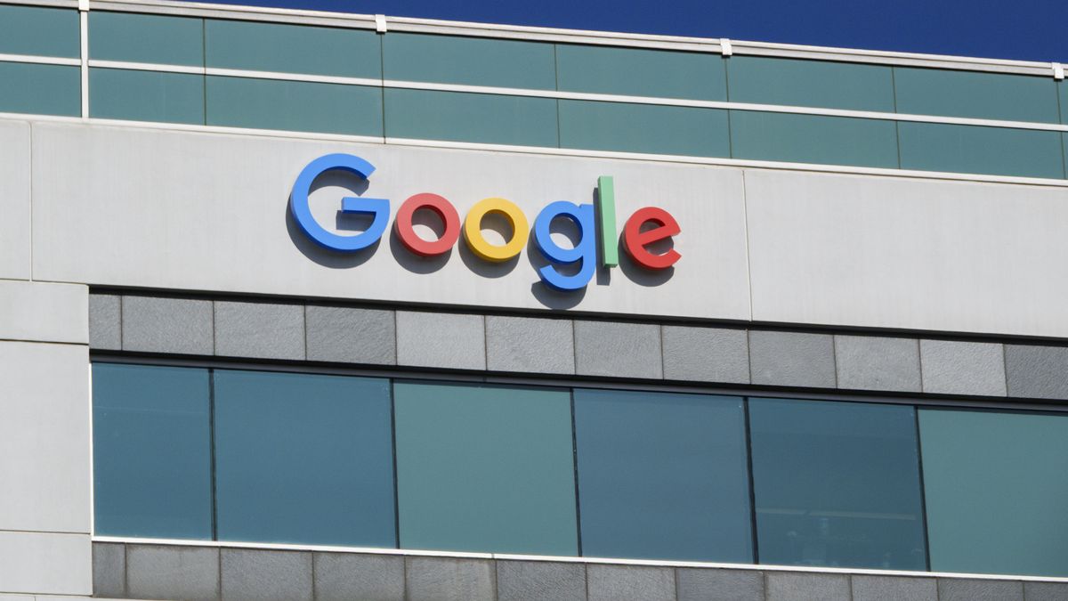 SAN DIEGO, CALIFORNIA - DECEMBER 12: A Google logo is displayed outside an office building on December 12, 2025 in San Diego, CA. (Photo by Kevin Carter/Getty Images)