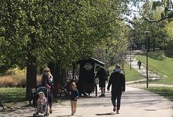 Koronawirus w Warszawie. Park Szczęśliwicki tętni życiem