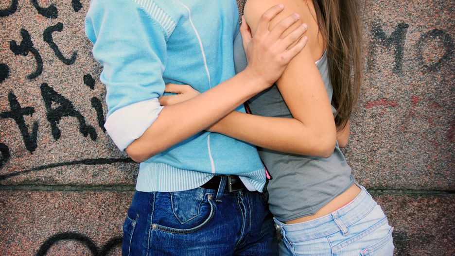 Young couple kissing
couple, man, boy, girl, female, hug, jeans, young, body, hand, sexy, kiss, relationships, push off, away, aside, street, urban, teen, modern, wall, tan, blue, two, together, love, angry, quarrel, life, embrace, closely, sex