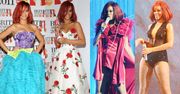 Rihanna w czterech kreacjach...