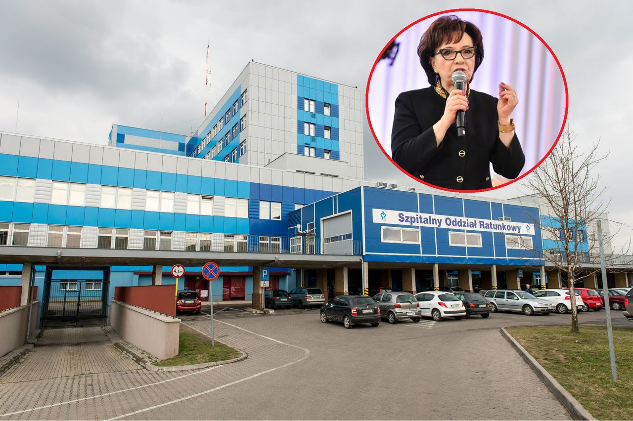 Mąż Elżbiety Witek na OIOM-ie. Szpital reaguje