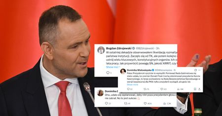 Lawina komentarzy po zachowaniu Nawrockiego. "Sprytnie to wymyślił"