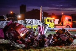 Lublin. Wypadek ciężarówki na obwodnicy