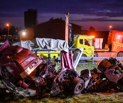 Lublin. Wypadek ciężarówki na obwodnicy