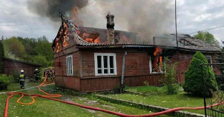 Pani Celina utknęła w płonącym domu. "Nie możemy dojść do siebie"
