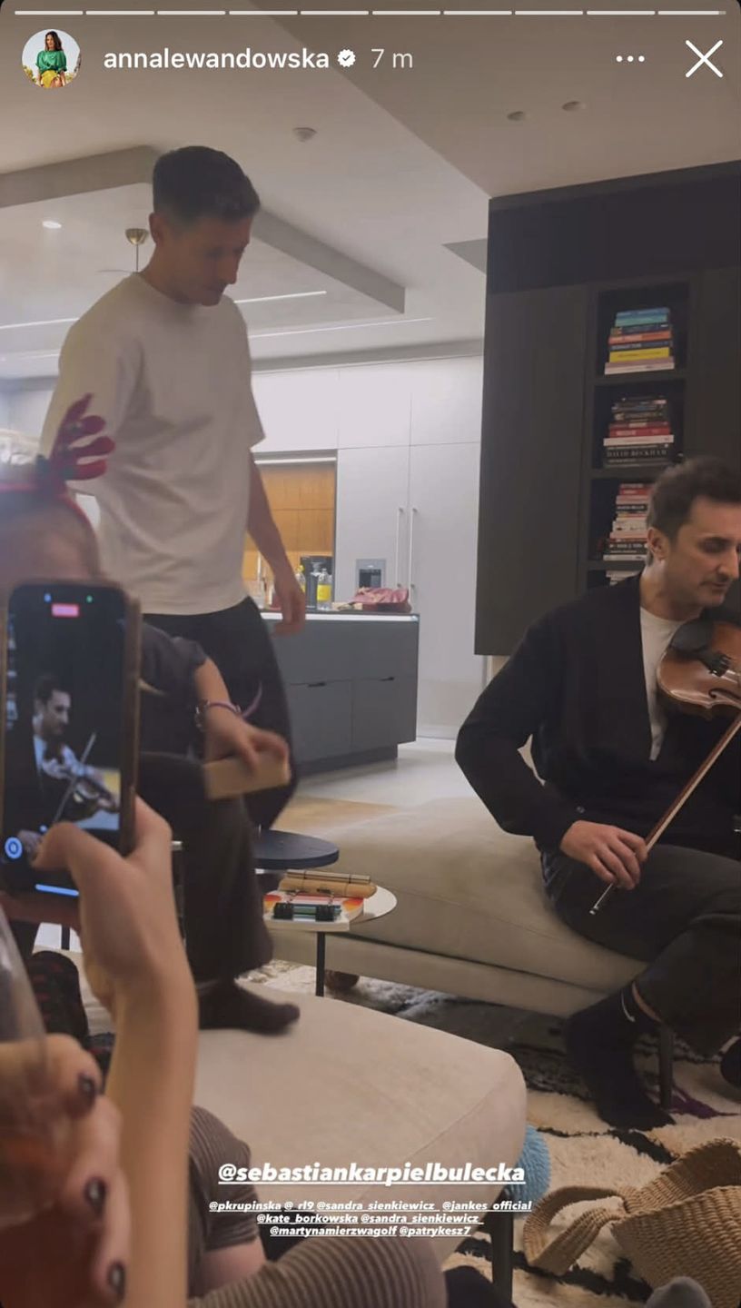 Kolędowanie u Lewandowskich