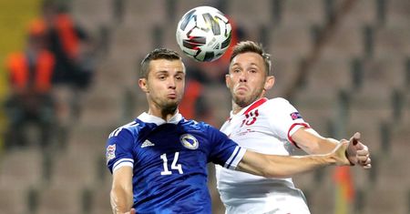 Liga Narodów. Reprezentant Polski zadrwił z dziennikarza. "Romek, czas na wakacje"
