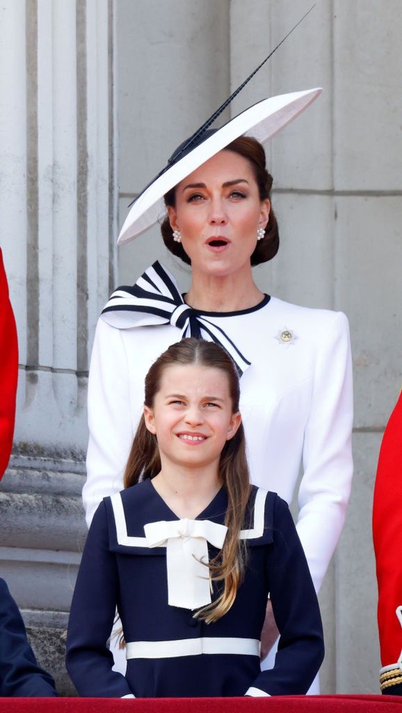 Duchess Kate with her family at Trooping the Colour