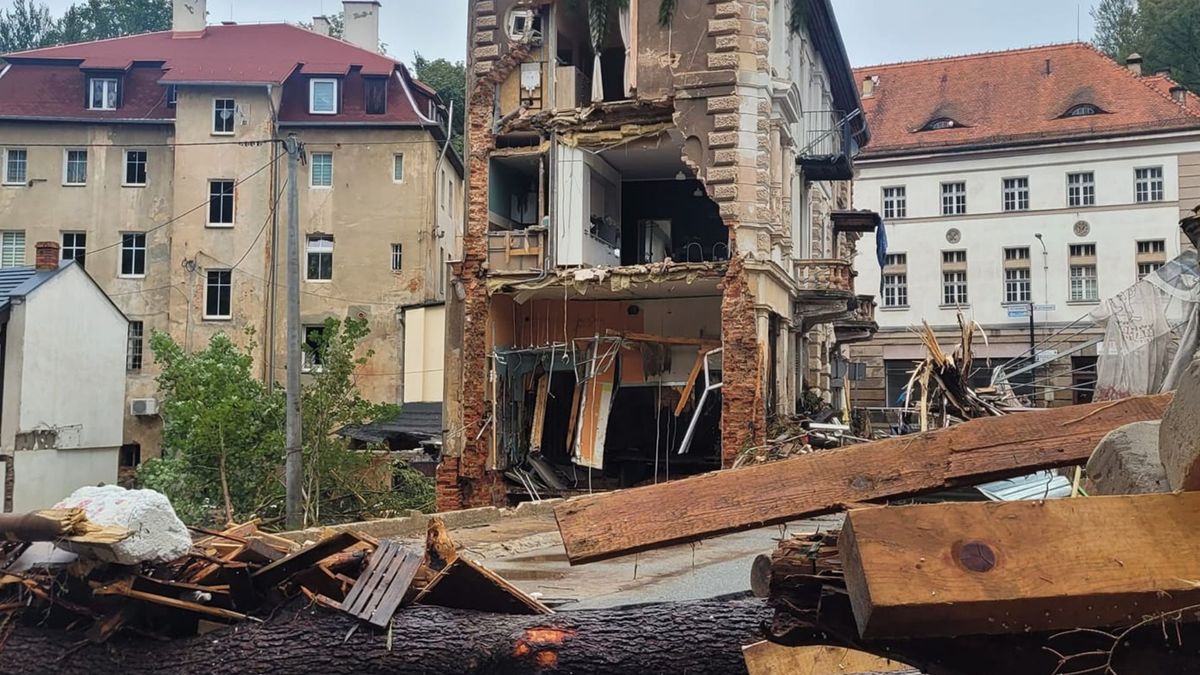 Lądek Zdrój i Stronie Śląskie po przejściu wielkiej fali