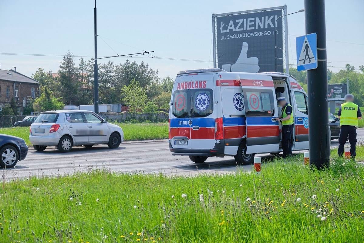 Potrącenie dziecka na przejściu dla pieszych na al. Unii Lubelskiej