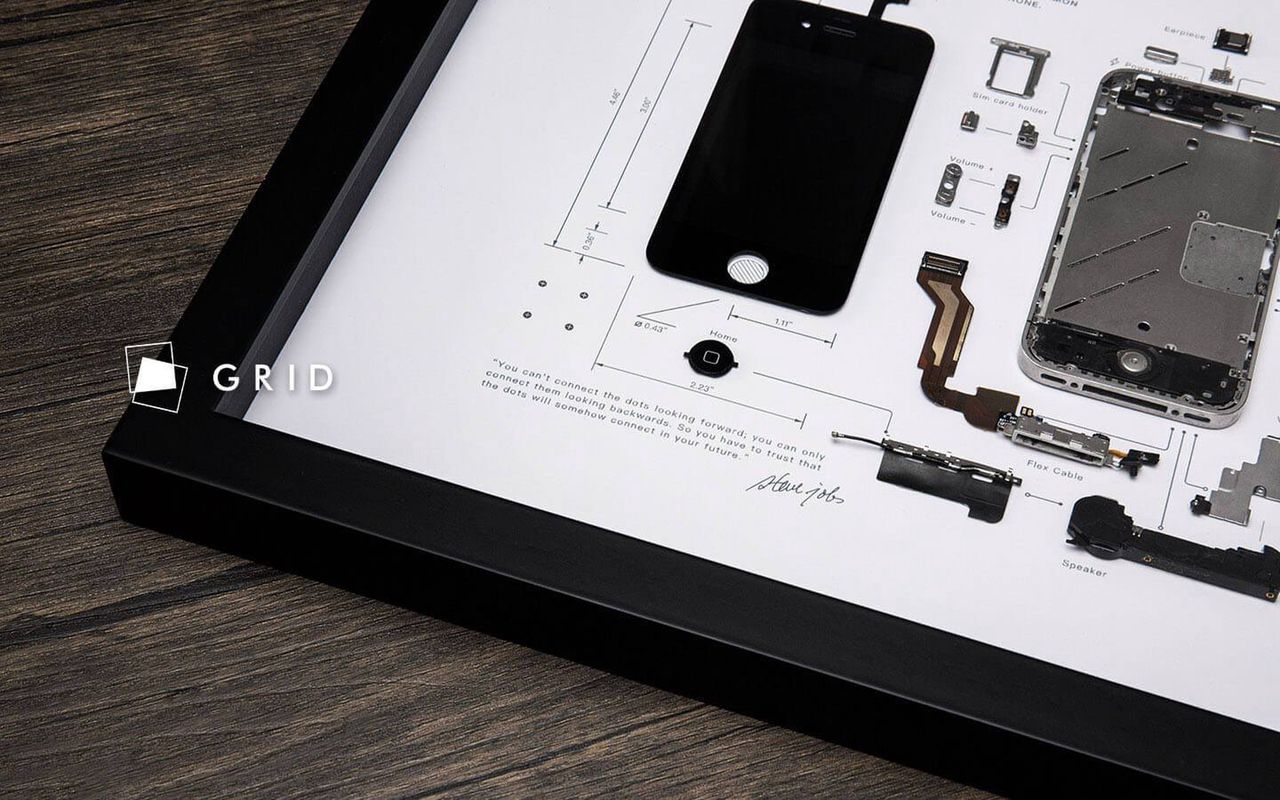 GRID wprowadza sprzęty Apple oprawione w ramkę dla fanów marki