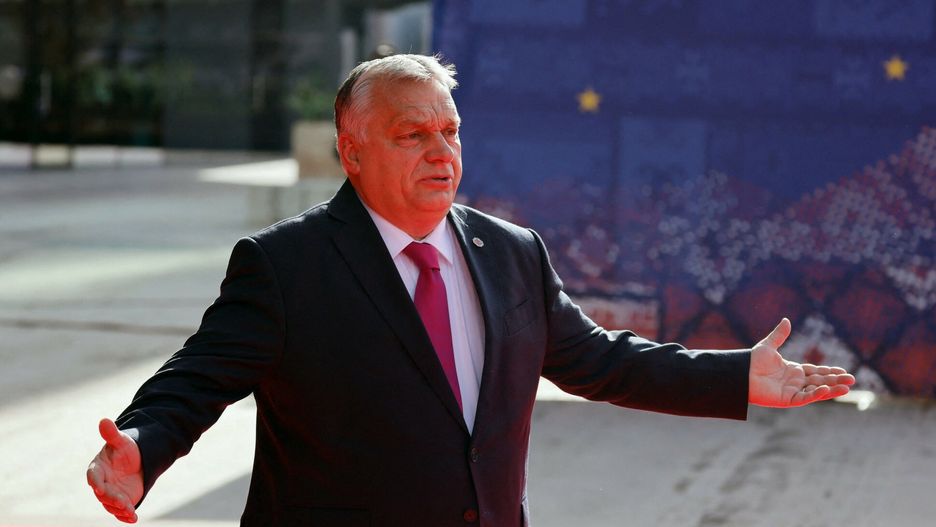 TemporaryHungary's Prime Minister Viktor Orban arrives for the EU-Western Balkans summit in Tirana, on December 6, 2022. (Photo by Ludovic MARIN / AFP)LUDOVIC MARIN