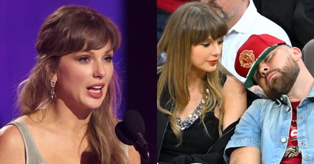 Taylor Swift i Travis Kelce wygłosili 20-MINUTOWE PRZYSIĘGI ślubne. Goście dostali haftowane chusteczki do ocierania łez