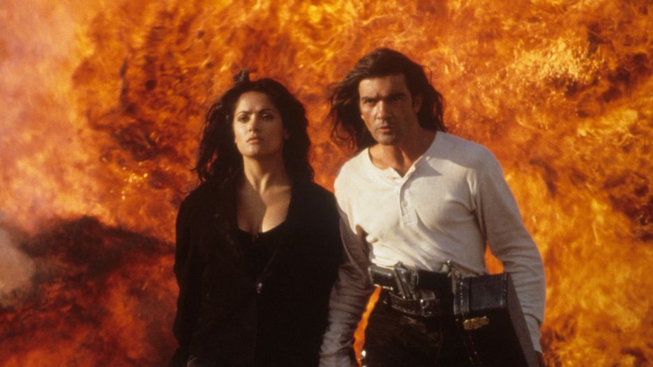 Salma Hayek i Antonio Banderas kadr z filmu Desperado