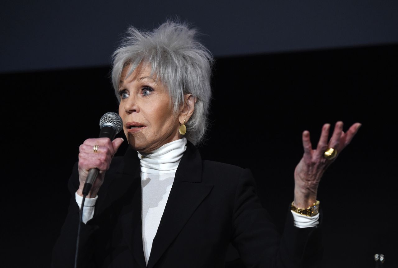 Jane Fonda zachęca do głosowania. 82-letnia gwiazda zrobiła to podczas treningu