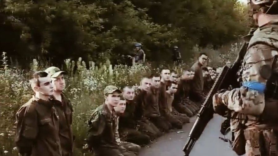 Atak Ukrainy na obwód kurski w Rosji. Jeńcy wzięci do niewoli 