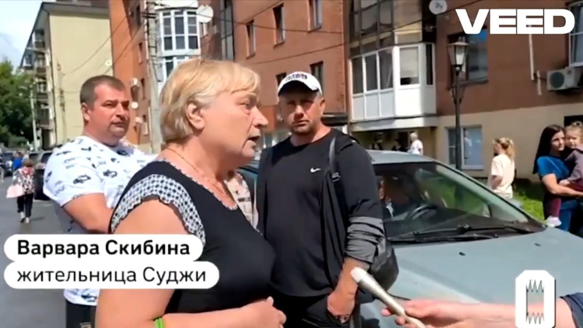 Rosjanie są w szoku. Mieszkanka Sudży stwierdziła, że w rosyjskiej telewizji kłamali 