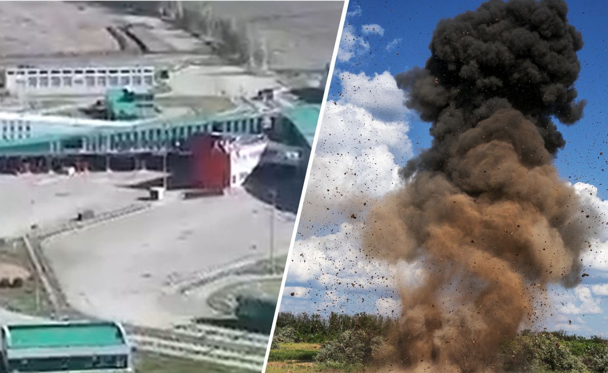 Operator drona wystawił bazę na cel. "To było jak prezent"