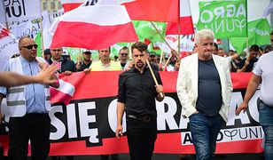 Protest rolników w Warszawie. "Wielu obudzi się z ręką w nocniku"
