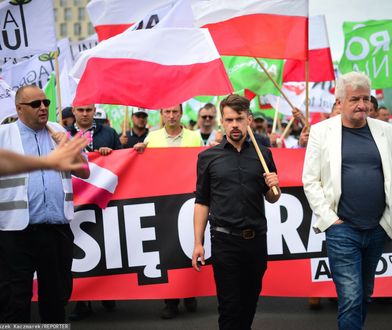 Protest rolników w Warszawie. "Wielu obudzi się z ręką w nocniku"
