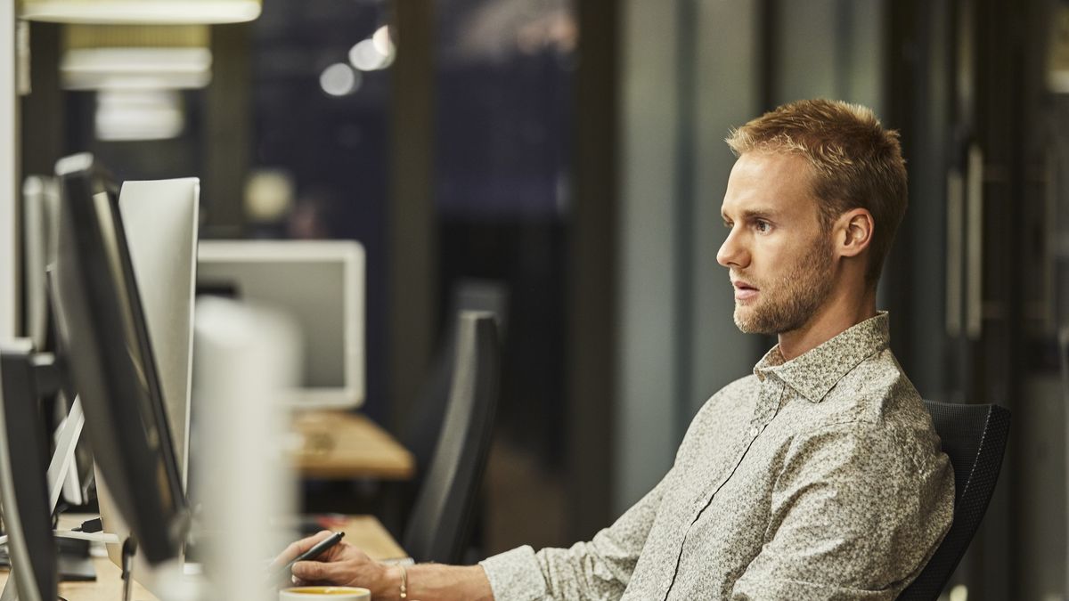 Creative businessman using computer in office
Handsome young businessman using computer. Male entrepreneur is working in creative office. He is sitting at desk.
Morsa Images