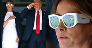 Elegancka Melania Trump SKRADŁA SHOW Donaldowi Trumpowi. Wszystko za sprawą drogich okularów