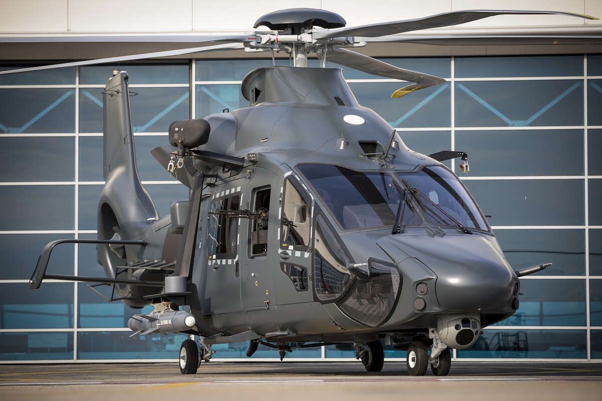 Prototyp śmigłowca H160M Guépard w pełnej konfiguracji wojskowej