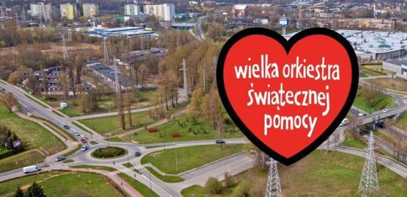 Sosnowiec. W mieście pojedziemy przez rondo WOŚP.