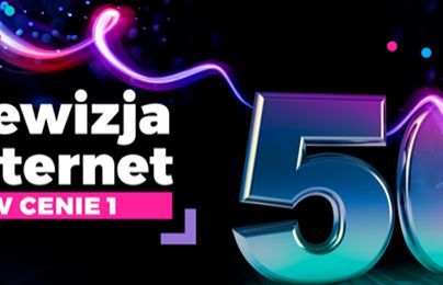 Czesław Mozil reklamuje „świetlną wyprzedaż” Netii