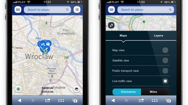 Google Maps, Nokia Maps lub Bing Maps - z tego wszystkiego możesz korzystać na iOS 6 1