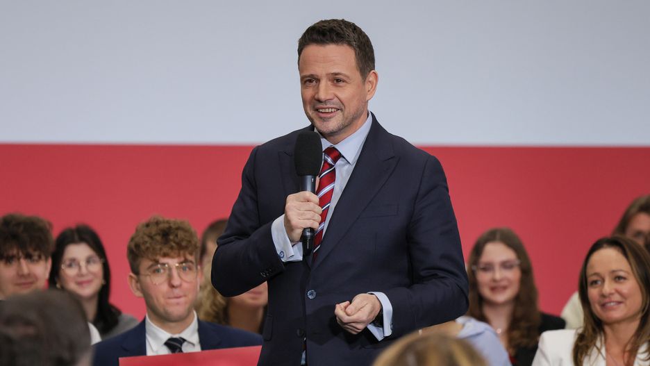 Rafa� Trzaskowski
B�onie, 25.02.2025. Wybory Prezydenta RP 2025 - kampania. Kandydat KO w wyborach prezydenckich, prezydent Warszawy Rafa� Trzaskowski (C) podczas otwartego spotkania z wyborcami w Centrum Sportu i Rekreacji w B�oniu, 25 bm. (amb) PAP/Pawe� Supernak
Pawe� Supernak
kampania, KO, Koalicja Obywatelska, ludzie, mieszka�cy, Platforma Obywatelska, PO, PO-KO, polityk polityka, prezydencka, prezydenckie, przedwyborcze, samorz�dowa, samorz�dowiec, spotkanie, spotkanie otwarte, sympatycy, wiceprzewodnicz�cy, w�adza lokalna, wyborcy, wyborcza, wyborcze, wybory, zwolennicy