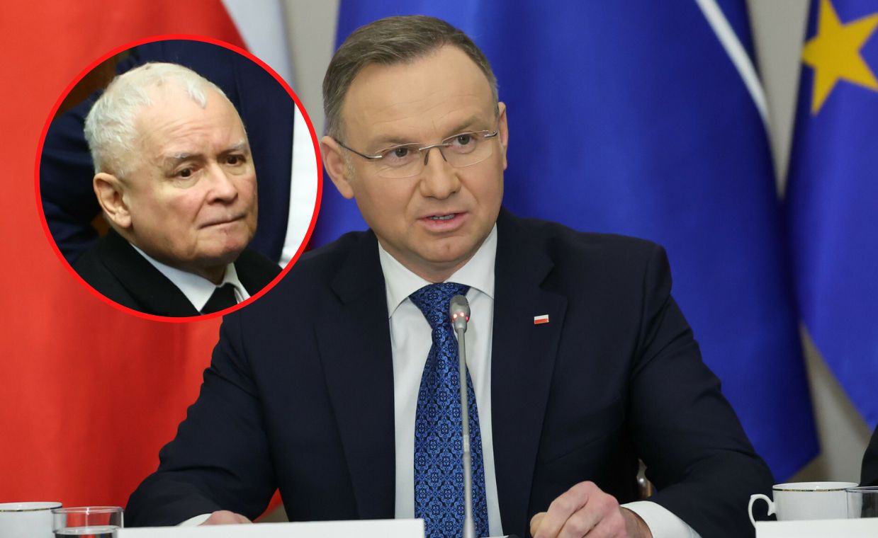 Tusk "niemieckim agentem"?. Duda skomentował słowa Kaczyńskiego