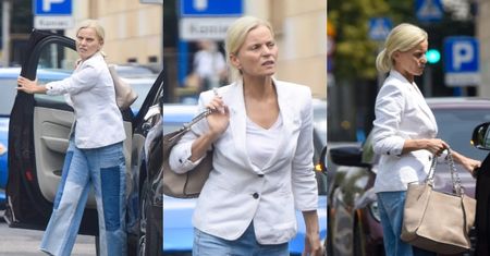 Skwaszona Małgorzata Foremniak pędzi po biologiczną żywność, parkując volvo w niedozwolonym miejscu (ZDJĘCIA)