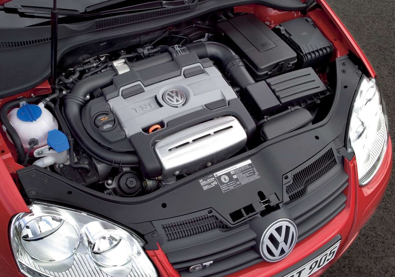 Volkswagen Golf MK5 w wersji GT był pierwszym samochodem z silnikiem 1.4 TSI Twincharger